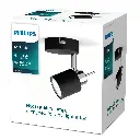 Meranti single spot black 1x35W 230V