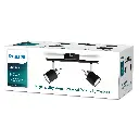 Meranti bar/tube black 2x35W 230V