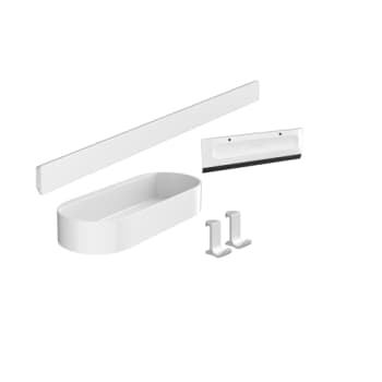 Hansgrohe WallStoris sæt til bruseområdet, mat hvid