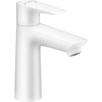 Hansgrohe Talis E 110 håndvaskarmatur med løft-op BV, mat hvid