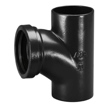MA grenrør 88,5° 100/100mm mf/O-ring støbejern