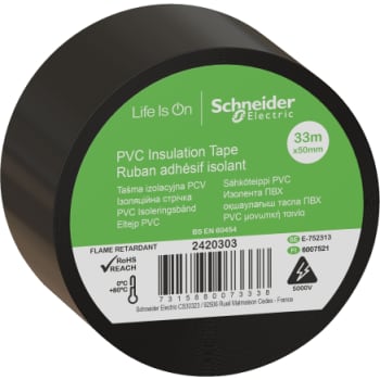 PVC Tape 50 mm X 33M sort