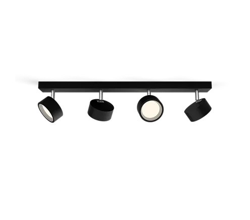 PHILIPS Bracia Spot LED 4x5,5W 2700K Black