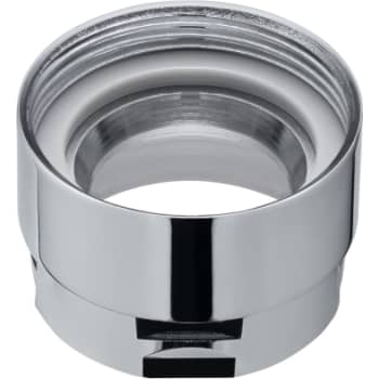Forkromet messing adapter