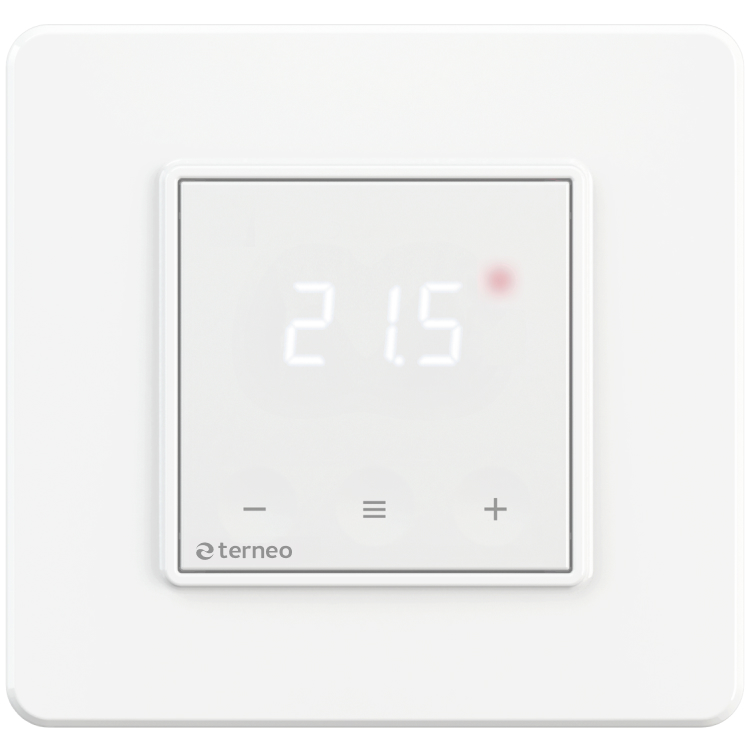 Thermostat Terneo-S Gulvtermostat m. føler - Hvid