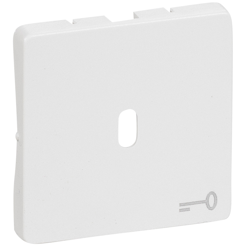 Fuga afdækning til afbryder f. nøgle hvid