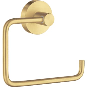 Smedbo home toiletpapirholder i børstet messing. skjult montage.