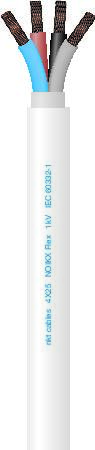 Kabel NOIKX Flex 90° 5G10, lysegrå, afmåles