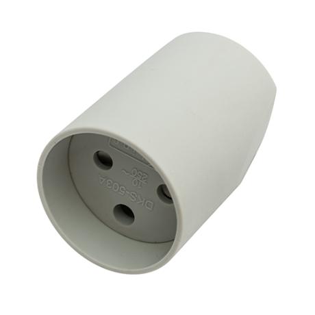 Forlængerled u/jord grå