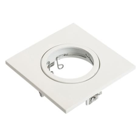 New Line 1 m/clips 76mm. 87x87 Firkantet mat hvid.