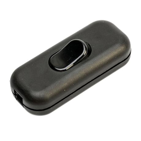 Gennemgangsafbryder sort