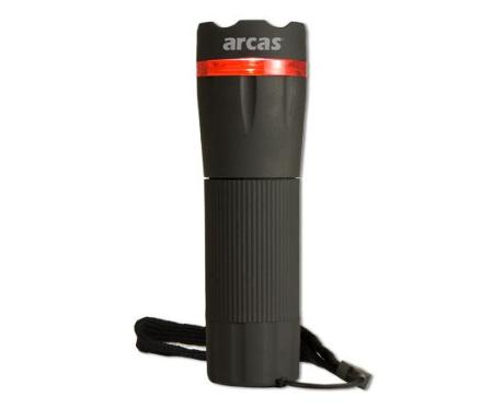 Arcas gummilygte LED 60lm inkl. 3xAAA