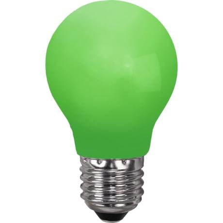Grøn udendørs Ø55 IP20 LED E27 1W 360°