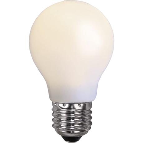 Hvid/opal udendørs Ø55 IP20 LED E27 1W 360°