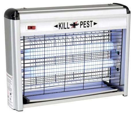 Insektfanger 16W 220x195mm sølv