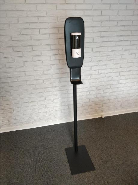 Gulvstander sort f/dispenser