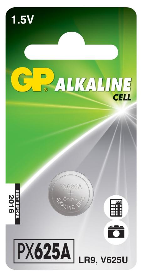 GP knap batt. Alkaline Sylva cell 625A-C1 1 stk.