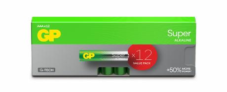 GP Super Alkaline LR3 AAA 1,5V 12 stk.