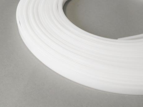 DIOFLEX afdækning C opal f/ alu profil 20m rulle