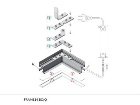 DIOFLEX FRAME14 90 grader vinkel