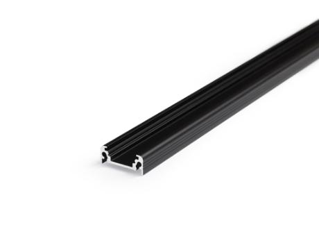 DIOFLEX Alu profil SURFACE10 BC/UX 2m sort