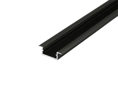 DIOFLEX alu profil BEGTIN12 J/S 2m sort
