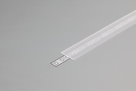 DIOFLEX afdækning E slide frosted f/alu profil 1m