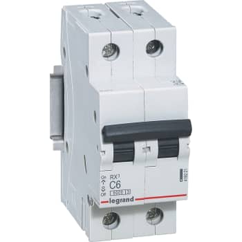 RX3 MCB automatsikring C20 2pol 2M 6000A