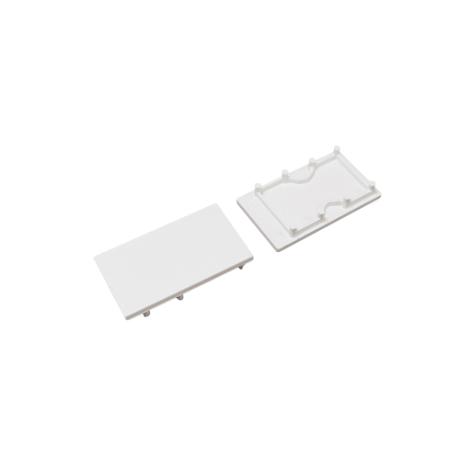 DIOFLEX endestykke med E7 LINEA20 hvid 2 stk.