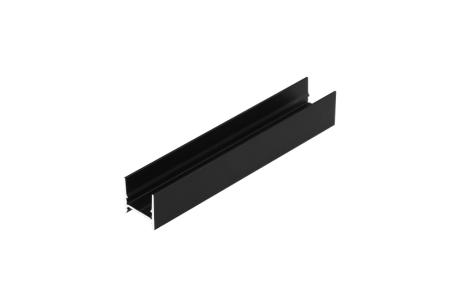 DIOFLEX Alu profil COZY12 C/U1 2m sort