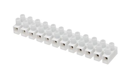 Klemmerække 2,5mm2 12-polet hvid