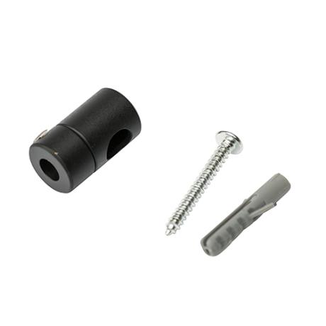 Ledningsophæng m/aflastn. sort mat