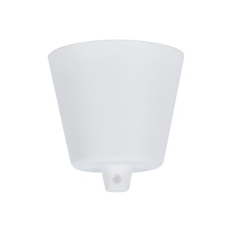 Baldakin m/aflastning Ø92mm hvid