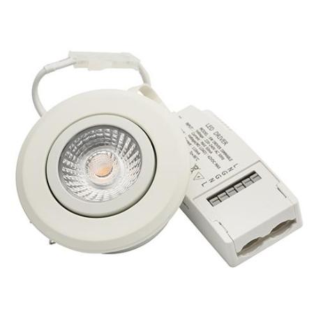 DIOSPOT 30 mat hvid rund 6W 927 320lm 38°