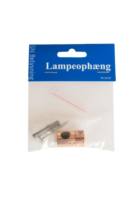 Ledningsophæng m/aflastn. kobber