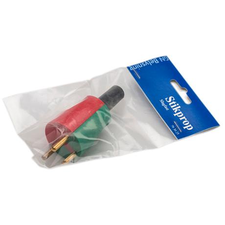 Stikprop m/jord S-5 Slagfast rød/grøn B&H GN-pak