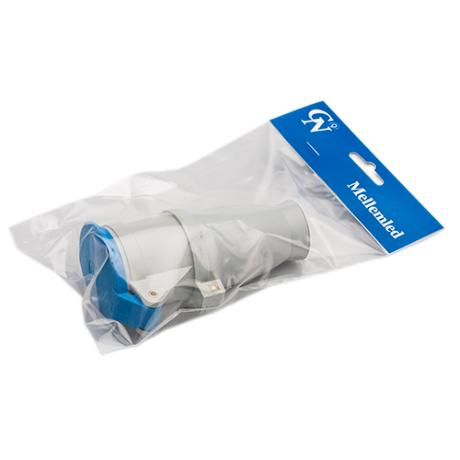 CEE Mellemled 3p 16A JSL blå/grå GN-pak