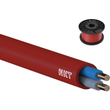 Brandsikkert Kabel NOBURN EQQXB Xtra 1x2x1,0 Rød Spole 100