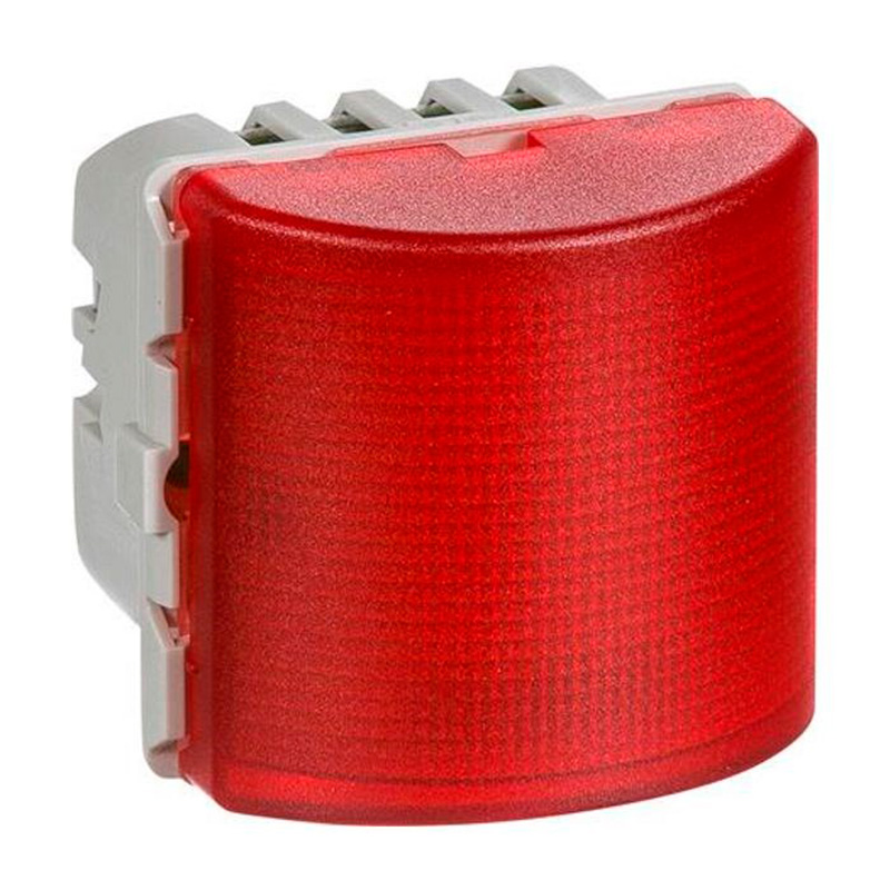 Fuga LED rød signallampe 230V konstant/blink