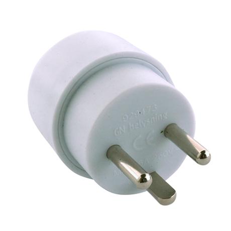 Hybridstikprop, adaptor fra schuko til DK stik