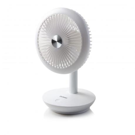 Mini bordventilator genopladelig Ø18cm