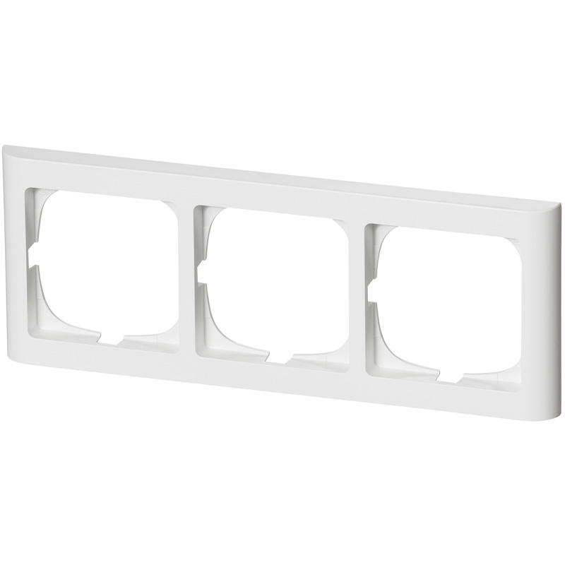 LK Fuga ramme Softline 63 3m vandret - hvid