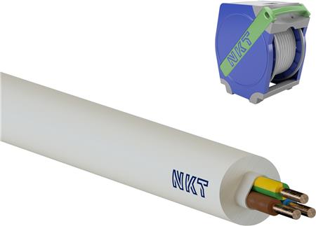 Installationskabel NOIKLX 90° Dca 3G2,5 Lysegrå QADDY 500