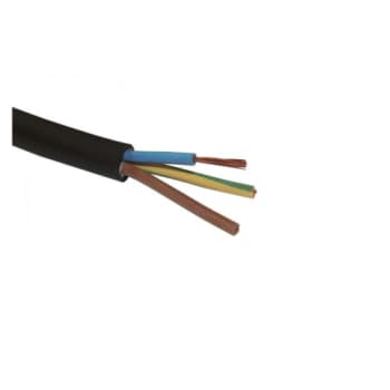 Gummikabel H07RN-F 3G1,5 mm² T500, sort