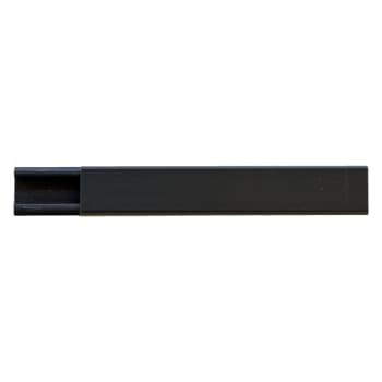 E-Line Minikanal 15x10 mm med tape 2 meter, sort