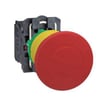 Harmony nødstop komplet med Ø40 mm paddehoved i rød farve med tryk/drej funktion og 2xNC med overvåg