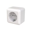 Stikkontakt SAGA IP21 signal hvid