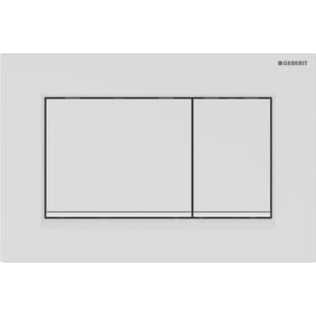 Geberit Sigma 20(Ex.30) betjeningsplade i mat hvid/hvid
