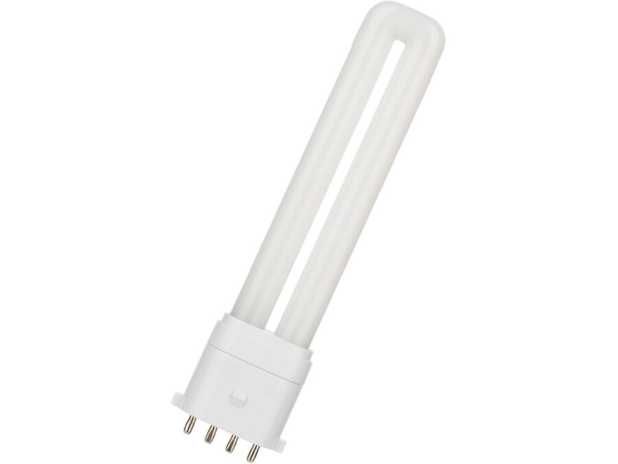 LED PL kompaktrør -  4.5W (9W), 2G7, AC (830)