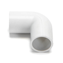 Hvid PVC Elektrisk Rørvinkel, Albue 20mm - Pakke med 4 stk.